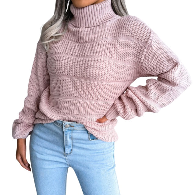 Turtleneck Knitted Sweater
