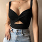 Twisted Front Crop Top